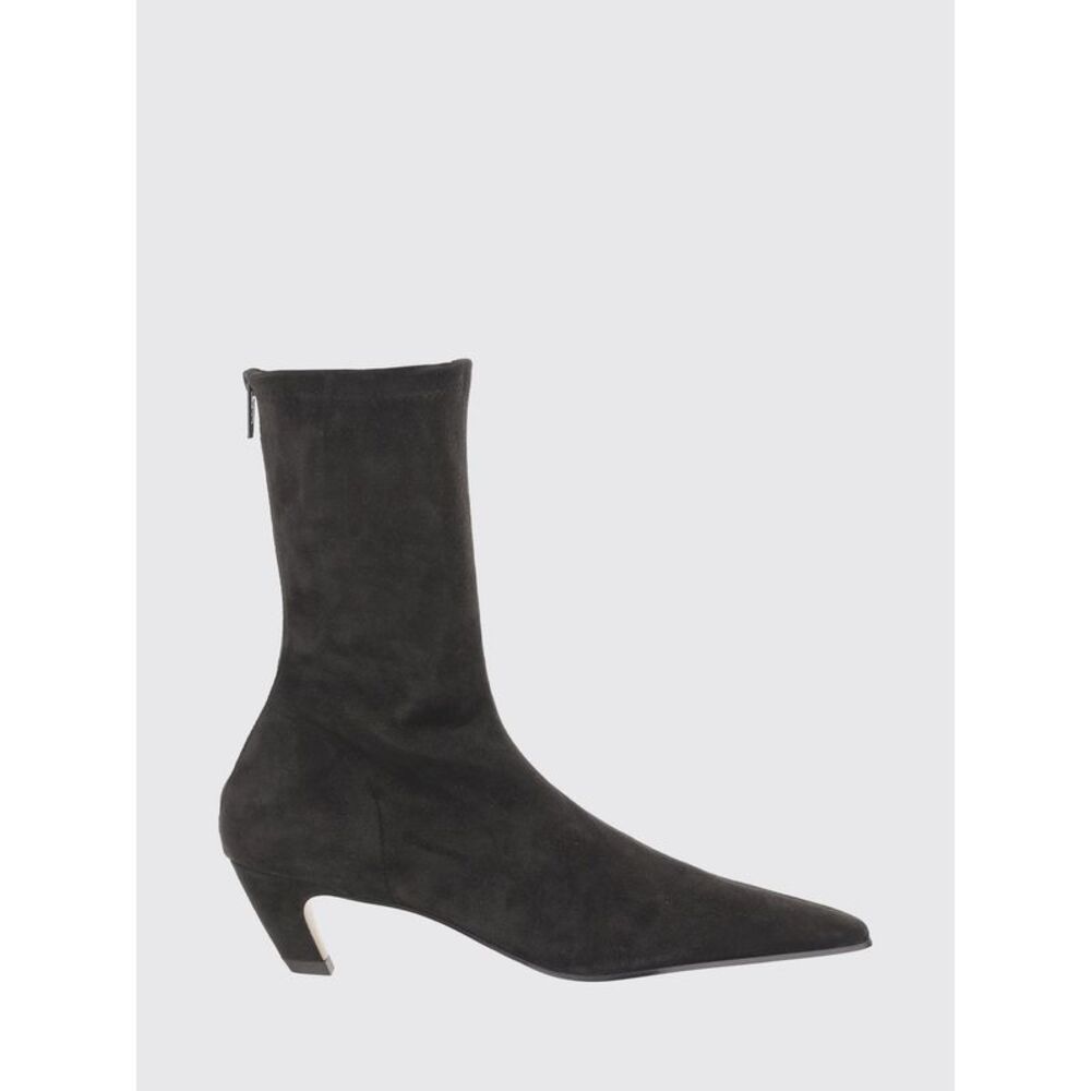 Khaite Women Khaite Arizona Suede Ankle Boots With Low Stiletto Heel